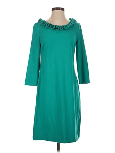 Pre-owned Talbots Casual Dress In Teal