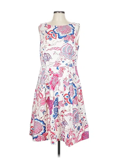 Pre-owned Talbots Casual Dress In White