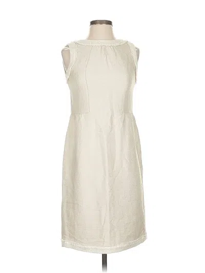 Pre-owned Talbots Casual Dress In White