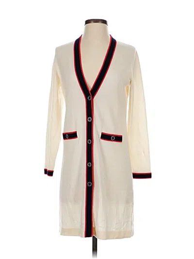 Pre-owned Talbots Casual Dress In White