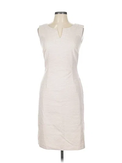 Pre-owned Talbots Casual Dress In White
