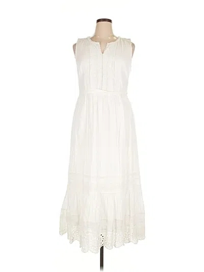 Pre-owned Talbots Casual Dress In White
