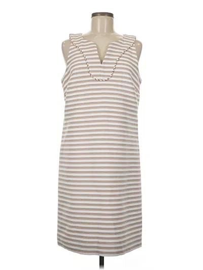 Pre-owned Talbots Casual Dress In White