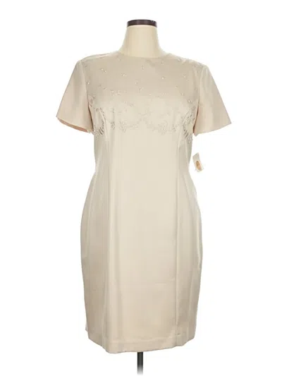 Pre-owned Talbots Casual Dress In White