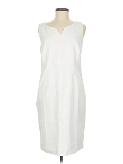 Talbots Casual Dress In White