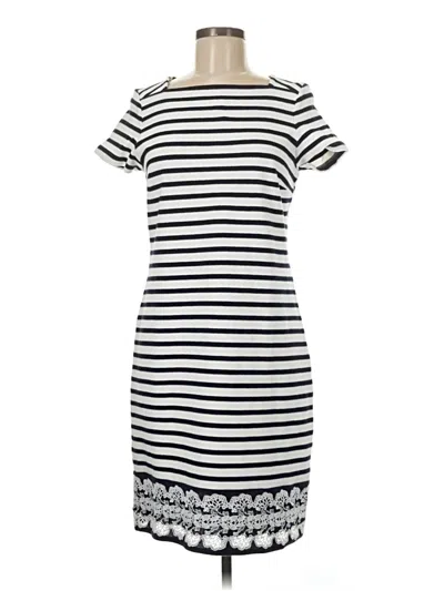 Pre-owned Talbots Casual Dress In White