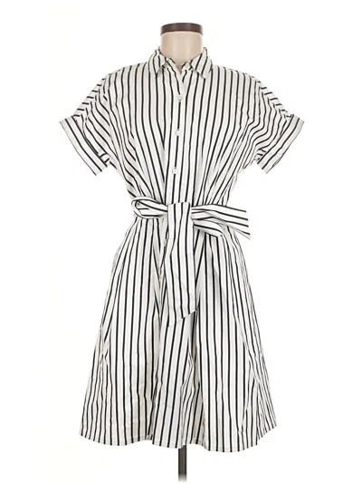 Pre-owned Talbots Casual Dress In White