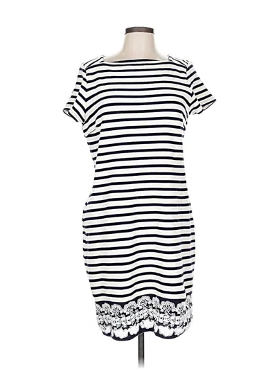 Pre-owned Talbots Casual Dress In White
