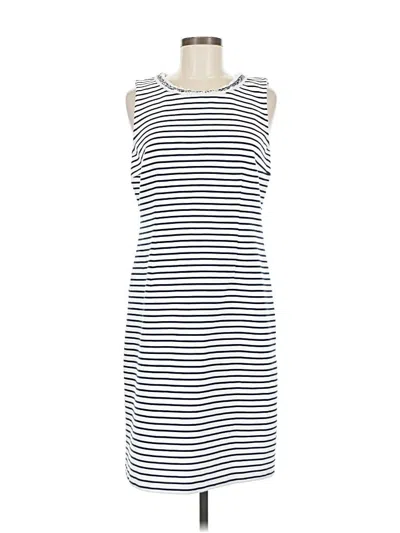 Pre-owned Talbots Casual Dress In White
