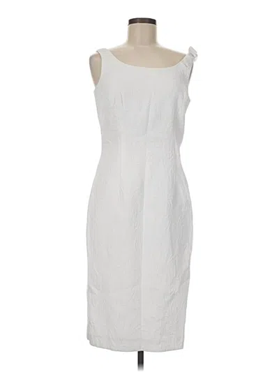Pre-owned Talbots Casual Dress In White