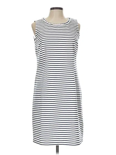 Pre-owned Talbots Casual Dress In White