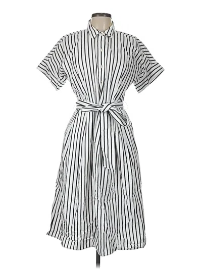 Pre-owned Talbots Casual Dress In White