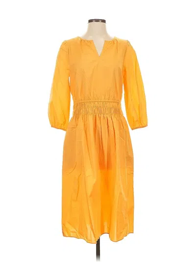 Pre-owned Talbots Casual Dress In Yellow