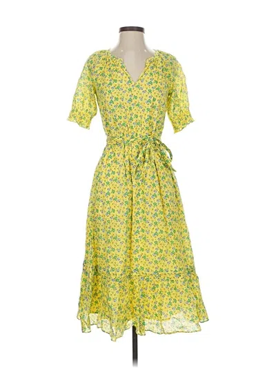 Pre-owned Talbots Casual Dress In Yellow