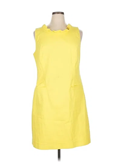 Pre-owned Talbots Casual Dress In Yellow