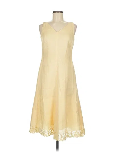 Pre-owned Talbots Casual Dress In Yellow