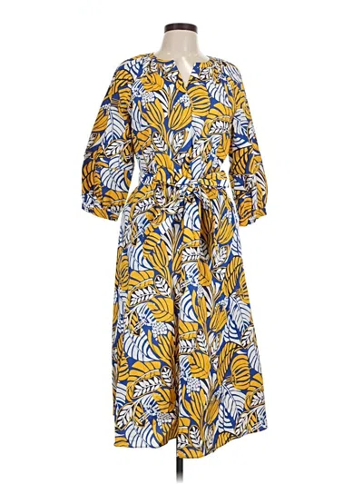 Pre-owned Talbots Casual Dress In Yellow