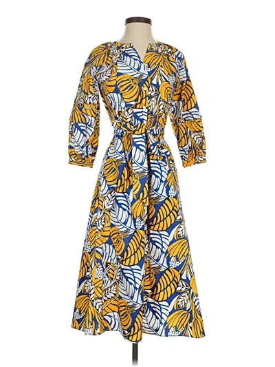Pre-owned Talbots Casual Dress In Yellow