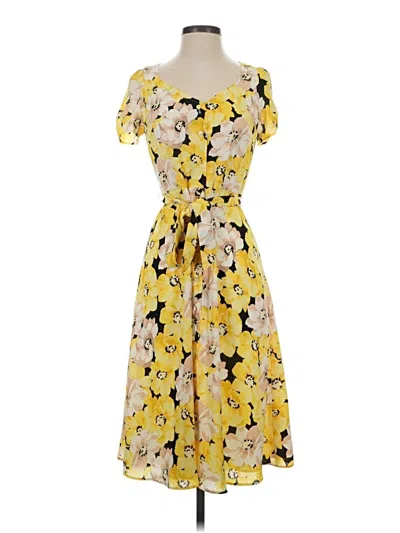 Pre-owned Talbots Casual Dress In Yellow