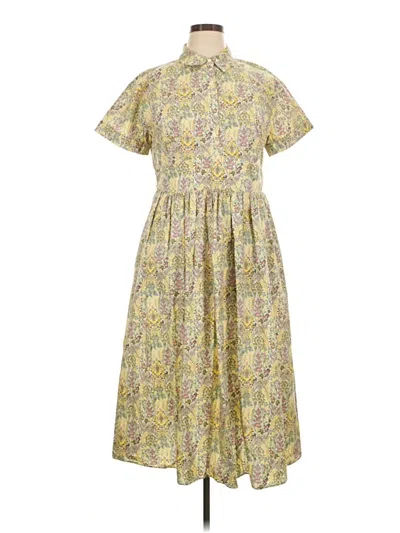 Pre-owned Talbots Casual Dress In Yellow