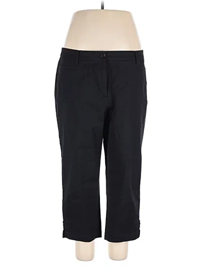 Pre-owned Talbots Casual Pants In Black