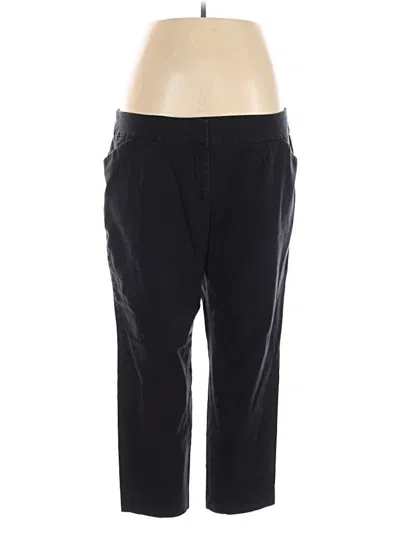 Pre-owned Talbots Casual Pants In Black