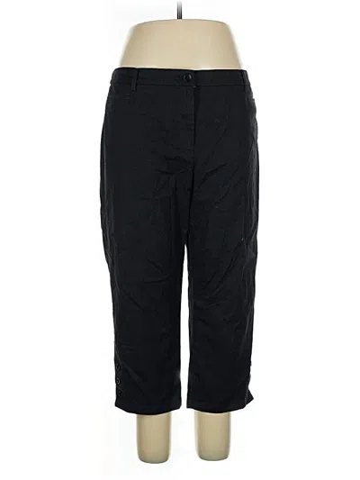 Pre-owned Talbots Casual Pants In Black