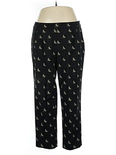 Pre-owned Talbots Casual Pants In Black