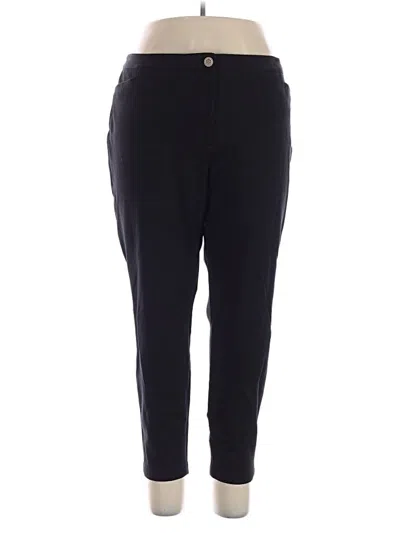 Pre-owned Talbots Casual Pants In Black