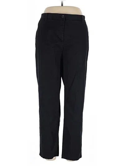 Pre-owned Talbots Casual Pants In Black