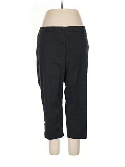 Pre-owned Talbots Casual Pants In Black