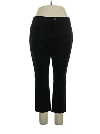 Pre-owned Talbots Casual Pants In Black