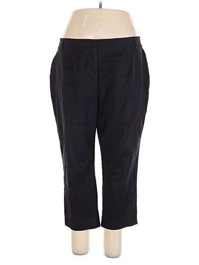Pre-owned Talbots Casual Pants In Black