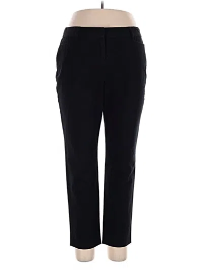 Pre-owned Talbots Casual Pants In Black