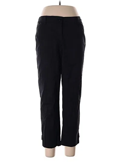 Pre-owned Talbots Casual Pants In Black