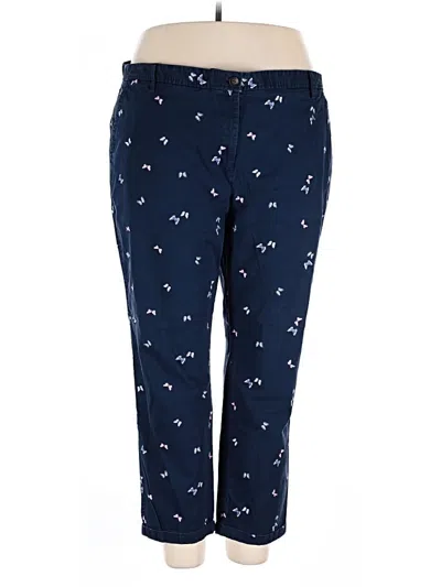 Pre-owned Talbots Casual Pants In Blue