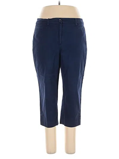 Pre-owned Talbots Casual Pants In Blue