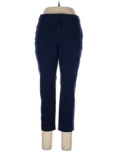 Pre-owned Talbots Casual Pants In Blue