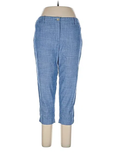 Pre-owned Talbots Casual Pants In Blue