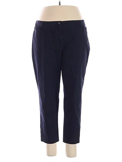 Pre-owned Talbots Casual Pants In Blue
