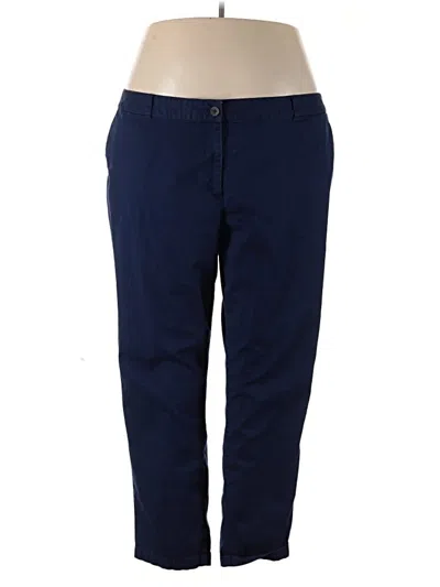Pre-owned Talbots Casual Pants In Blue