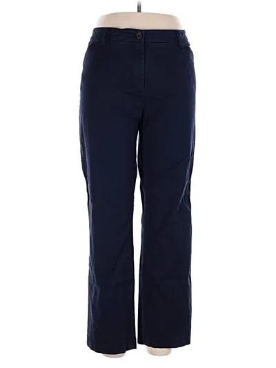 Pre-owned Talbots Casual Pants In Blue