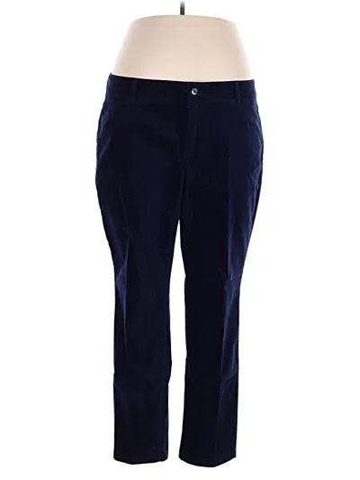 Pre-owned Talbots Casual Pants In Blue