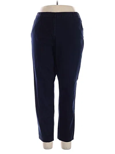 Pre-owned Talbots Casual Pants In Blue