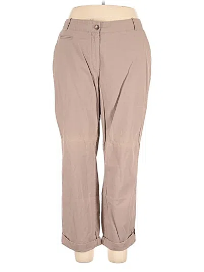 Pre-owned Talbots Casual Pants In Brown
