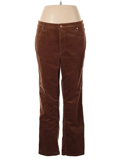 Pre-owned Talbots Casual Pants In Brown