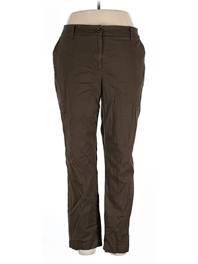 Pre-owned Talbots Casual Pants In Brown