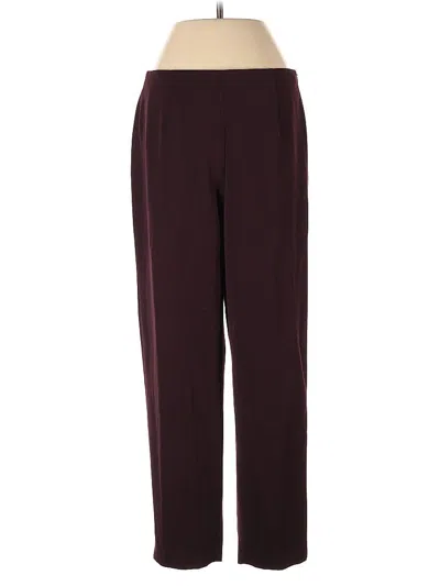 Pre-owned Talbots Casual Pants In Burgundy