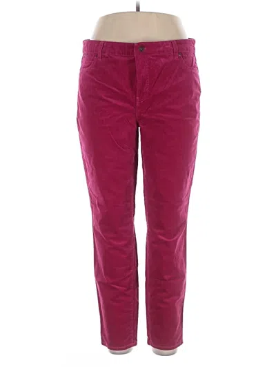 Pre-owned Talbots Casual Pants In Burgundy