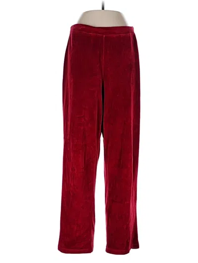 Pre-owned Talbots Casual Pants In Burgundy